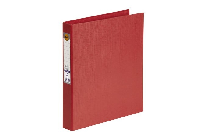 PE Binder A4 2 Ring 25mm Red