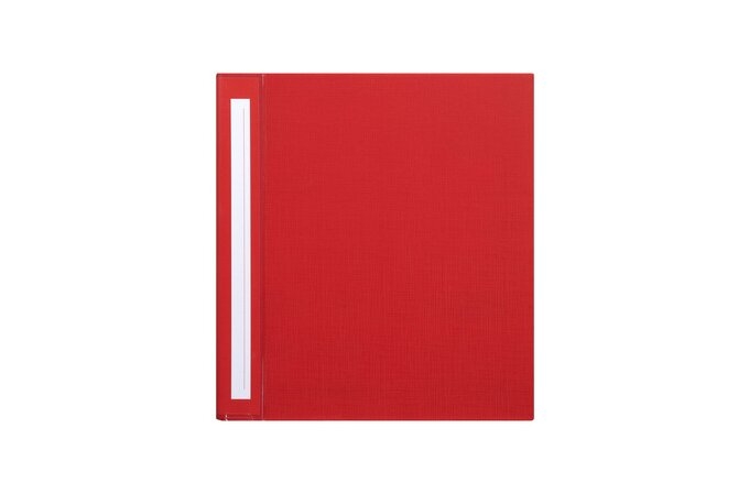 PE Binder Deluxe A4 2 Ring 38mm Red