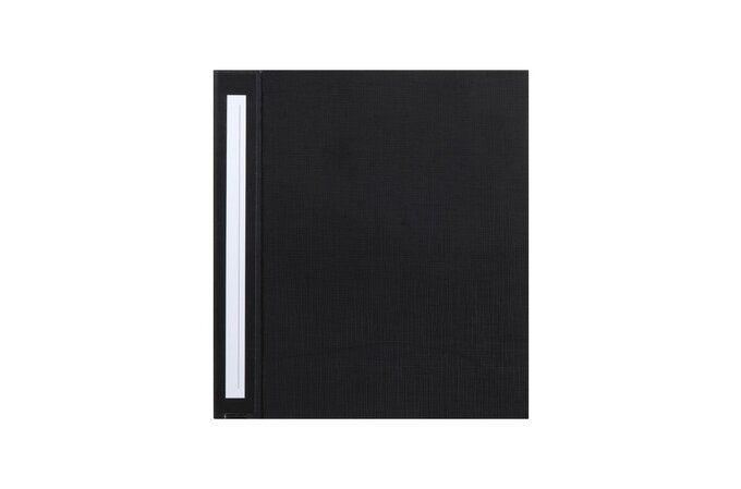 PE Binder Deluxe A4 3 Ring 38mm Black