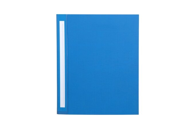 PE Binder Deluxe A4 4 Ring 25mm Blue
