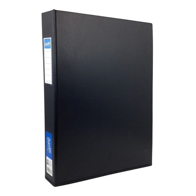 PVC Binder A3 4 Ring 38mm Upright Black