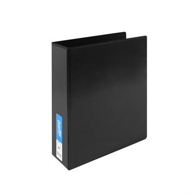 PVC Binder A3 2 Ring 65mm Upright Black