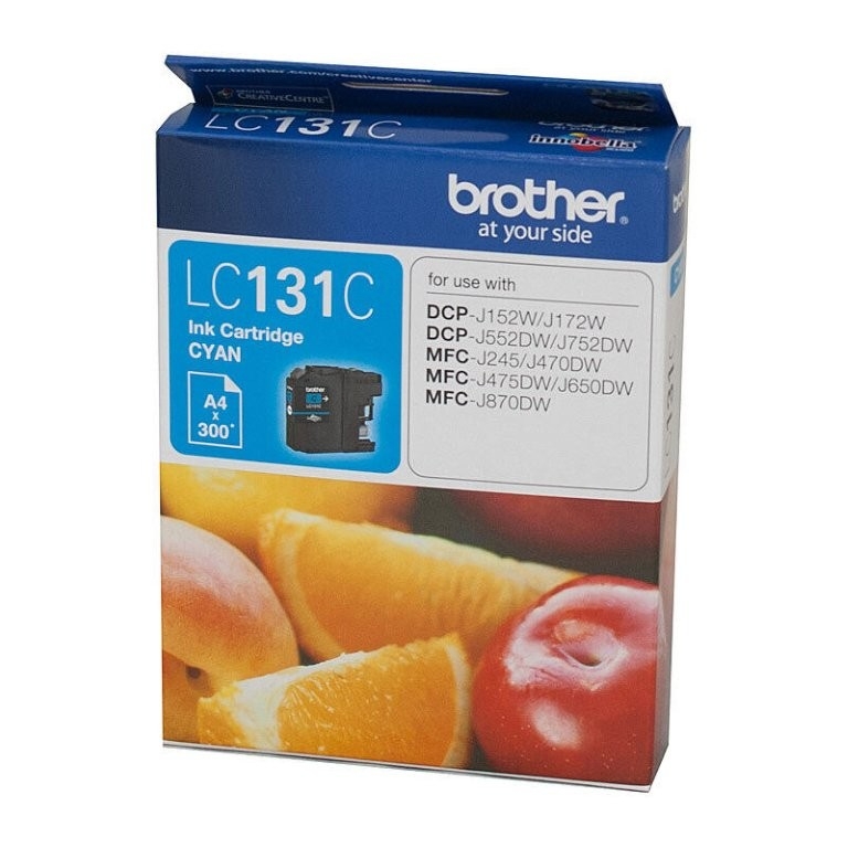 Brother LC131 Cyan Ink Cart - up to 300 pages