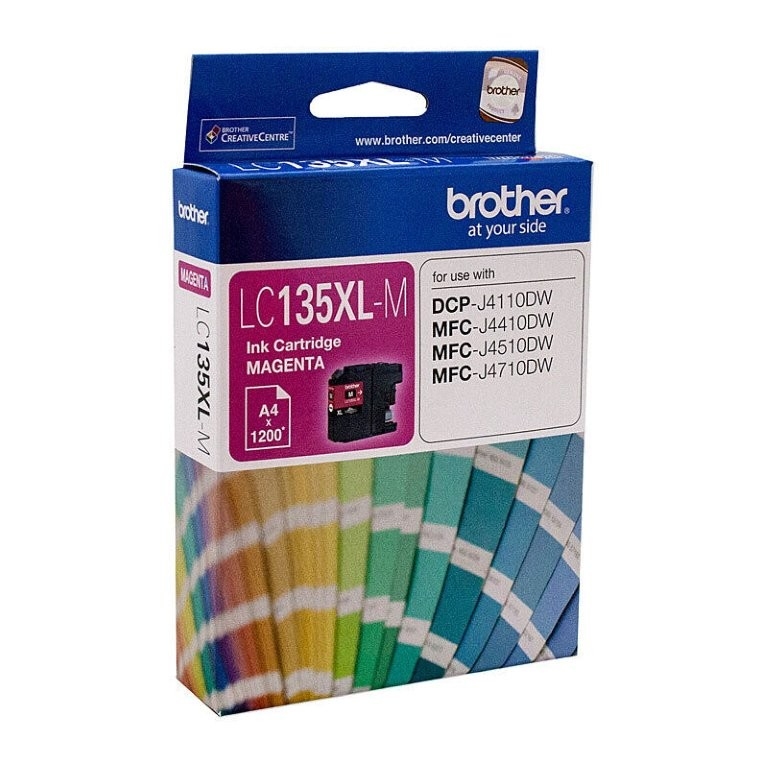 Brother LC135XL Magenta Ink Cart - up to 1200 pages