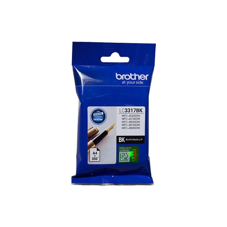 Brother LC3317 Black Ink Cart - up to 550 pages