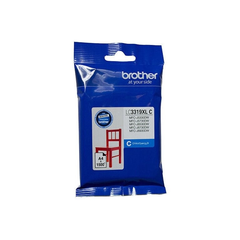 Brother LC3319XL Cyan Ink Cart - up to 1500 pages