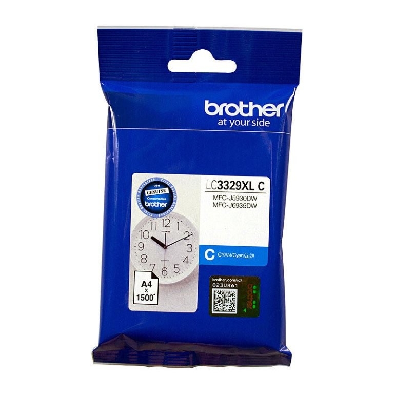 Brother LC3329XL Cyan Ink Cart - up to 1500 pages