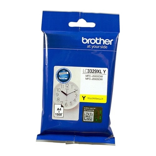 Brother LC3329XL Yellow Ink Cartridge - up to 1500 pages