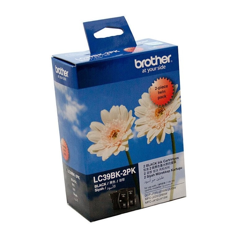 Brother LC39 Black Twin Pack - 300 pages x 2