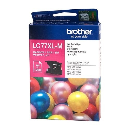 Brother LC77XL Magenta Ink Cart - Up to 1,200 pages
