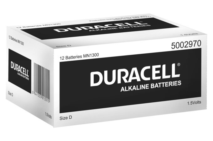 Duracell Battery D -Box 12