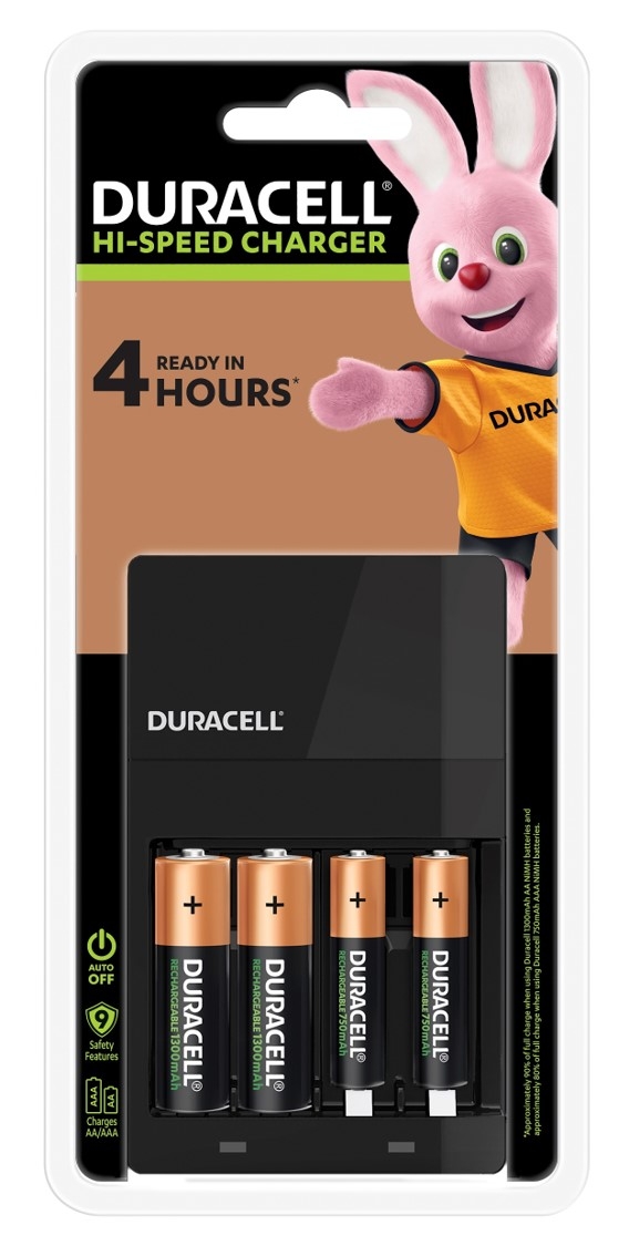 Duracell Hi-Speed Rechargable Battery Charger CEF14