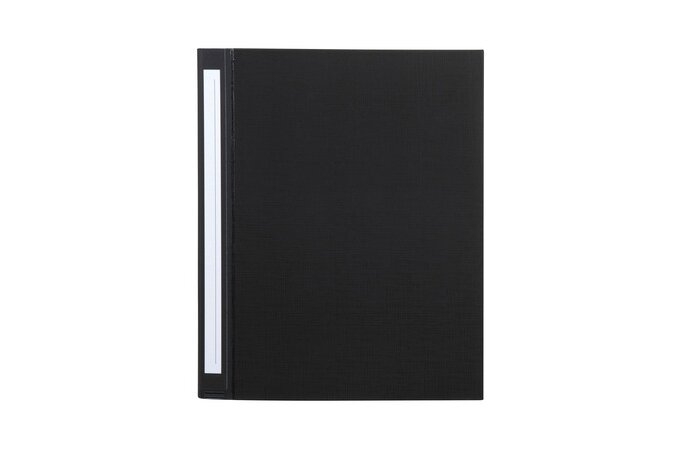 PE Binder Deluxe A4 2 Ring 25mm Black